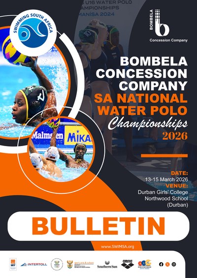 Bombela Concession Company SA National Water Polo Championships - Official Bulletin