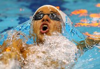 Chad le Clos makes the final of the 100m butterfly on the fourteenth day of the 16th FINA World Championships in Kazan