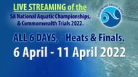 WATCH the SA National Aquatic Championships - Newton Park Swimming Pool (Gqeberha), 6 - 11 April 2022 (LIVE)