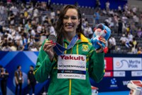 Schoenmaker scoops 100m breaststroke silver at World Championships in Japan