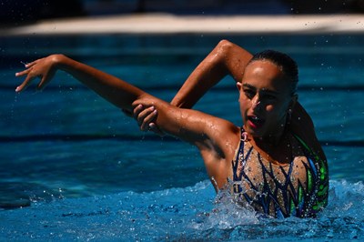 Vegter Maharajh eyes comeback gold at national artistic swimming champs